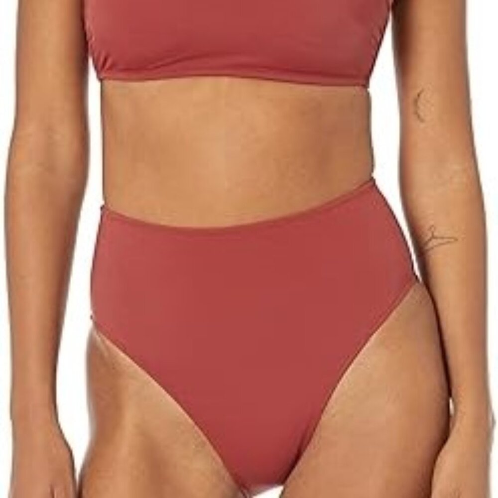 Amazon Essentials Women's High Waist High Leg Bikini Bottom Size XL NWT